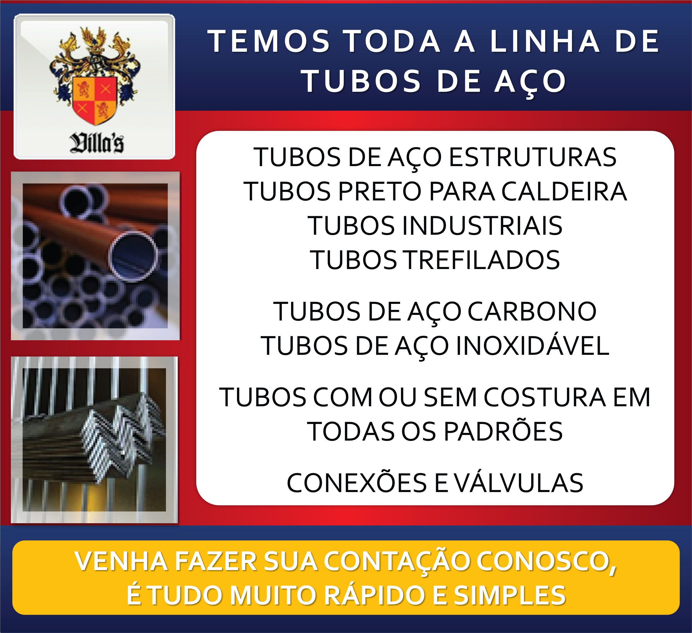 Tubos de Aço Industriais e Trefilados